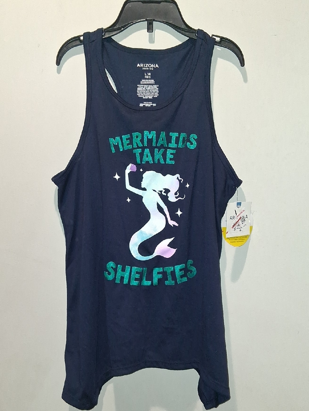 NWT Girl's Tunic Graphic Mermaid Tank